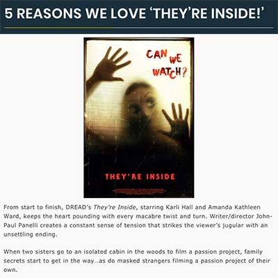 5 REASONS WE LOVE ‘THEY’RE INSIDE!’